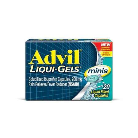 ADVIL Liquid Gel Mini 20 Count, PK72 176920